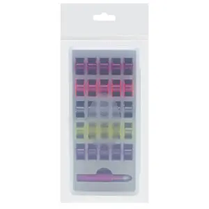 Kutija za špulne, špulni i uvlakač konca