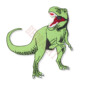 Aplikacija dinosaurus T-Rex | velika | zelena