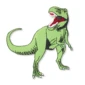 Aplikacija dinosaurus T-Rex | velika | zelena
