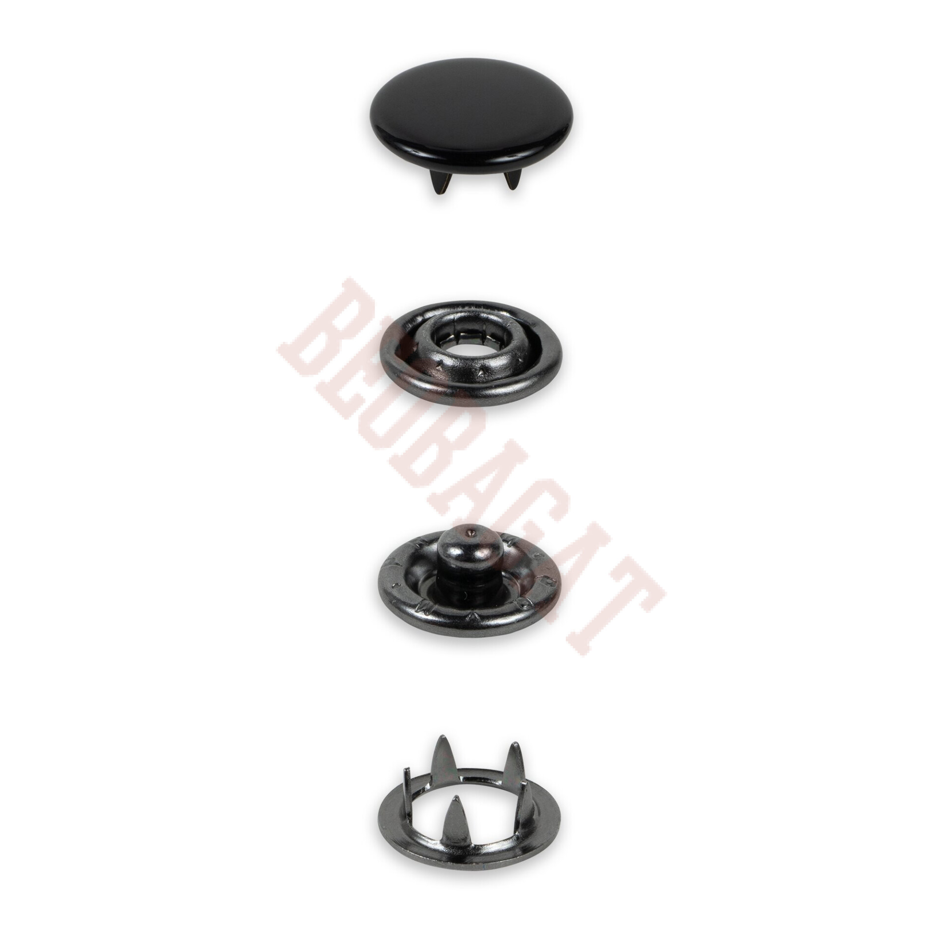 Drikeri za Jersey | 12mm | Crni